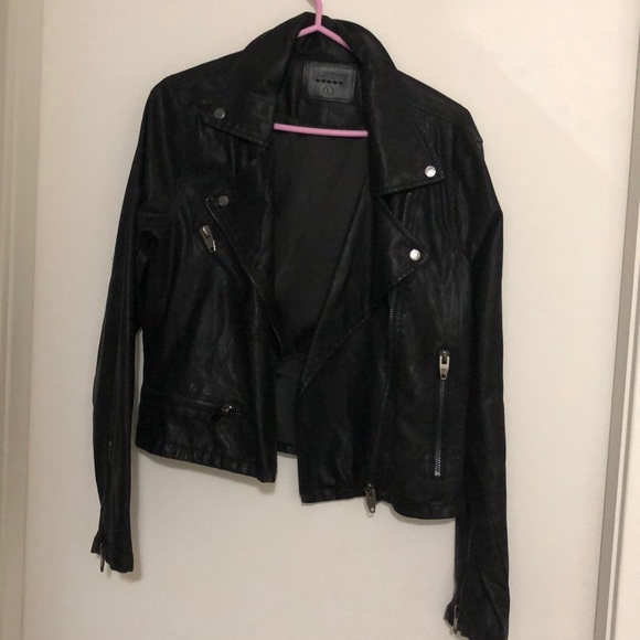 Blank NYC Jackets & Blazers - Motorcycle style faux Leather jacket